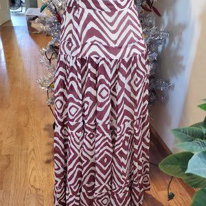 Soft Surroundings African inspired maxi skirt